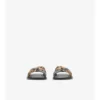 Check and Leather Drift Sandals 
