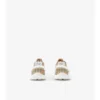 Check and Leather Sneakers