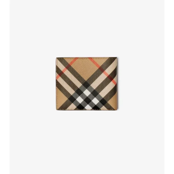 Check Bifold Coin Wallet