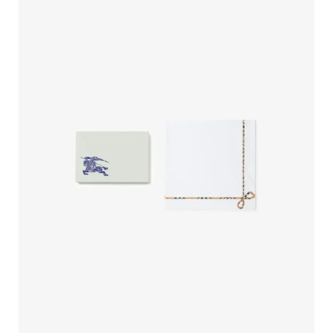 Check Border Cotton Baby Blanket