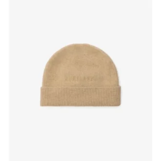 Check Bow Wool Cashmere Beanie