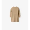 Check Bow Wool Cashmere Dress