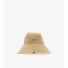 Check Brim Gabardine Hat