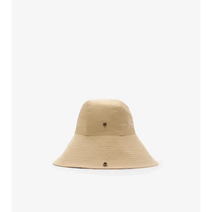 Check Brim Gabardine Hat