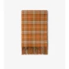 Check Cashmere Blanket