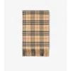Check Cashmere Blanket