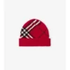 Check Cashmere Blend Beanie