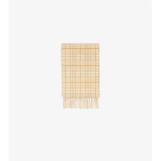 Check Cashmere Blend Scarf