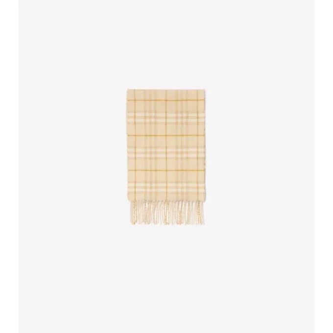Check Cashmere Blend Scarf