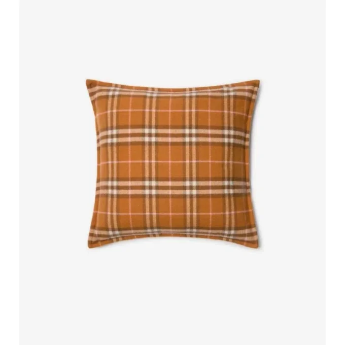 Check Cashmere Cushion