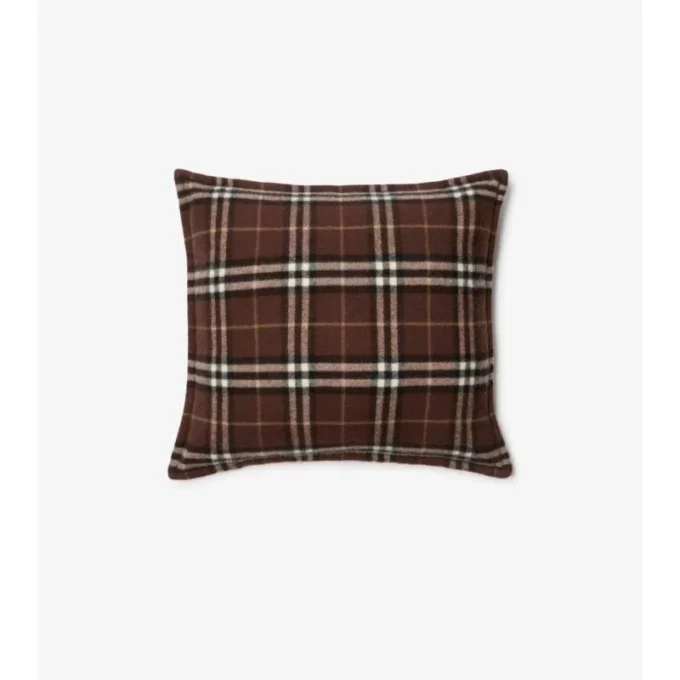 Check Cashmere Cushion