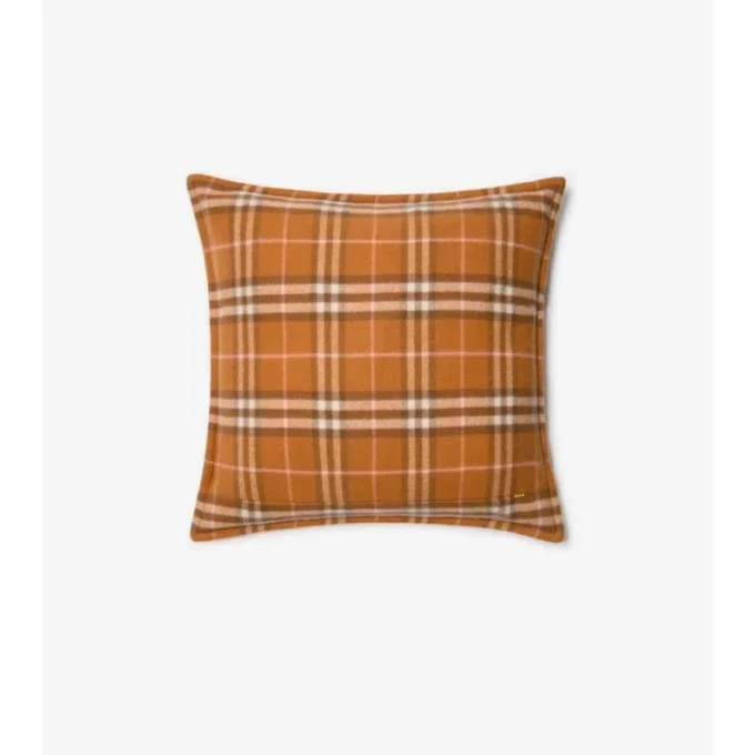 Check Cashmere Cushion