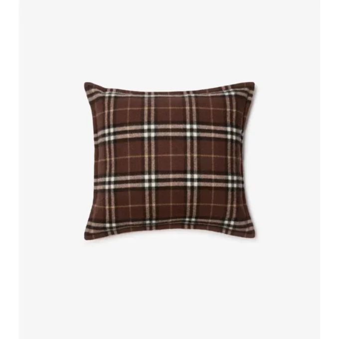 Check Cashmere Cushion