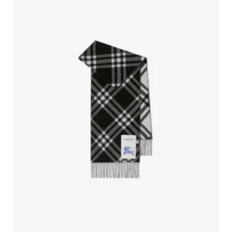 Check Cashmere Scarf
