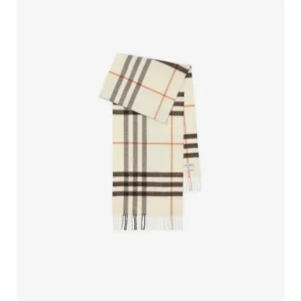 Check Cashmere Scarf
