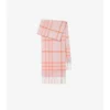 Check Cashmere Scarf