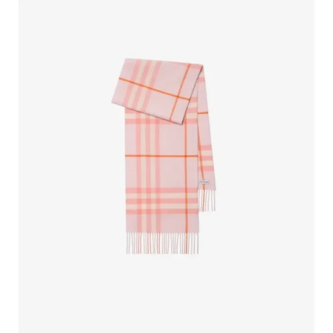 Check Cashmere Scarf