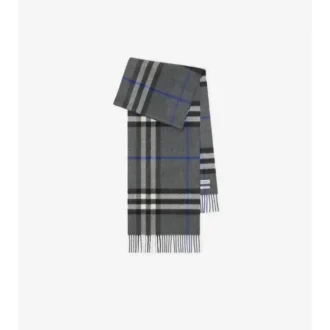 Check Cashmere Scarf