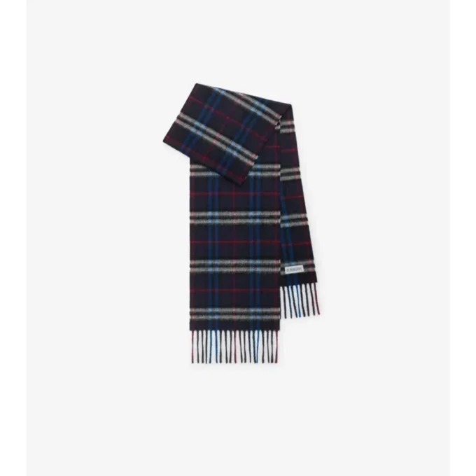 Check Cashmere Scarf