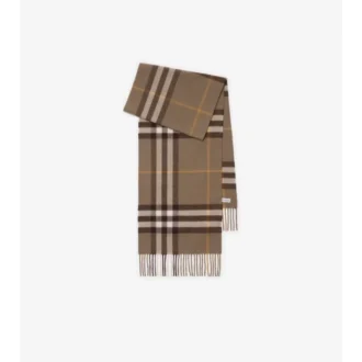 Check Cashmere Scarf