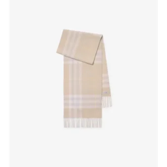 Check Cashmere Scarf