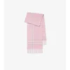 Check Cashmere Scarf