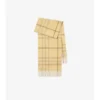 Check Cashmere Scarf