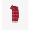 Check Cashmere Scarf
