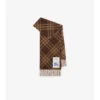 Check Cashmere Scarf