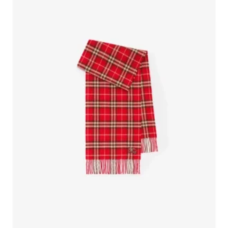 Check Cashmere Scarf