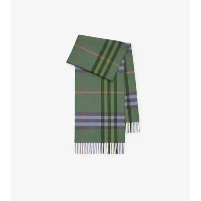 Check Cashmere Scarf
