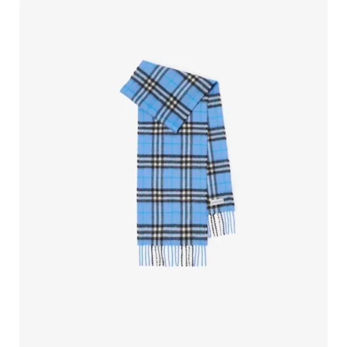 Check Cashmere Scarf