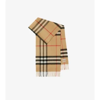 Check Cashmere Scarf