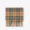 Check Cashmere Scarf