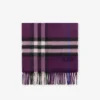 Check Cashmere Scarf