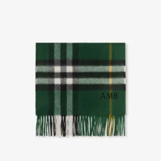 Check Cashmere Scarf