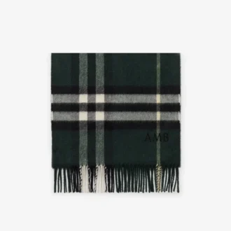 Check Cashmere Scarf