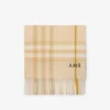Check Cashmere Scarf