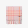Check Cashmere Scarf