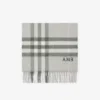 Check Cashmere Scarf