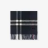 Check Cashmere Scarf
