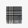 Check Cashmere Scarf