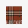 Check Cashmere Scarf
