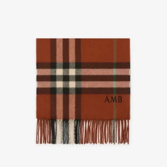 Check Cashmere Scarf