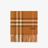 Check Cashmere Scarf