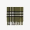 Check Cashmere Scarf
