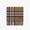 Check Cashmere Scarf