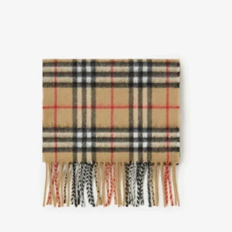Check Cashmere Scarf