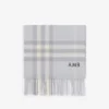 Check Cashmere Scarf