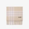 Check Cashmere Scarf